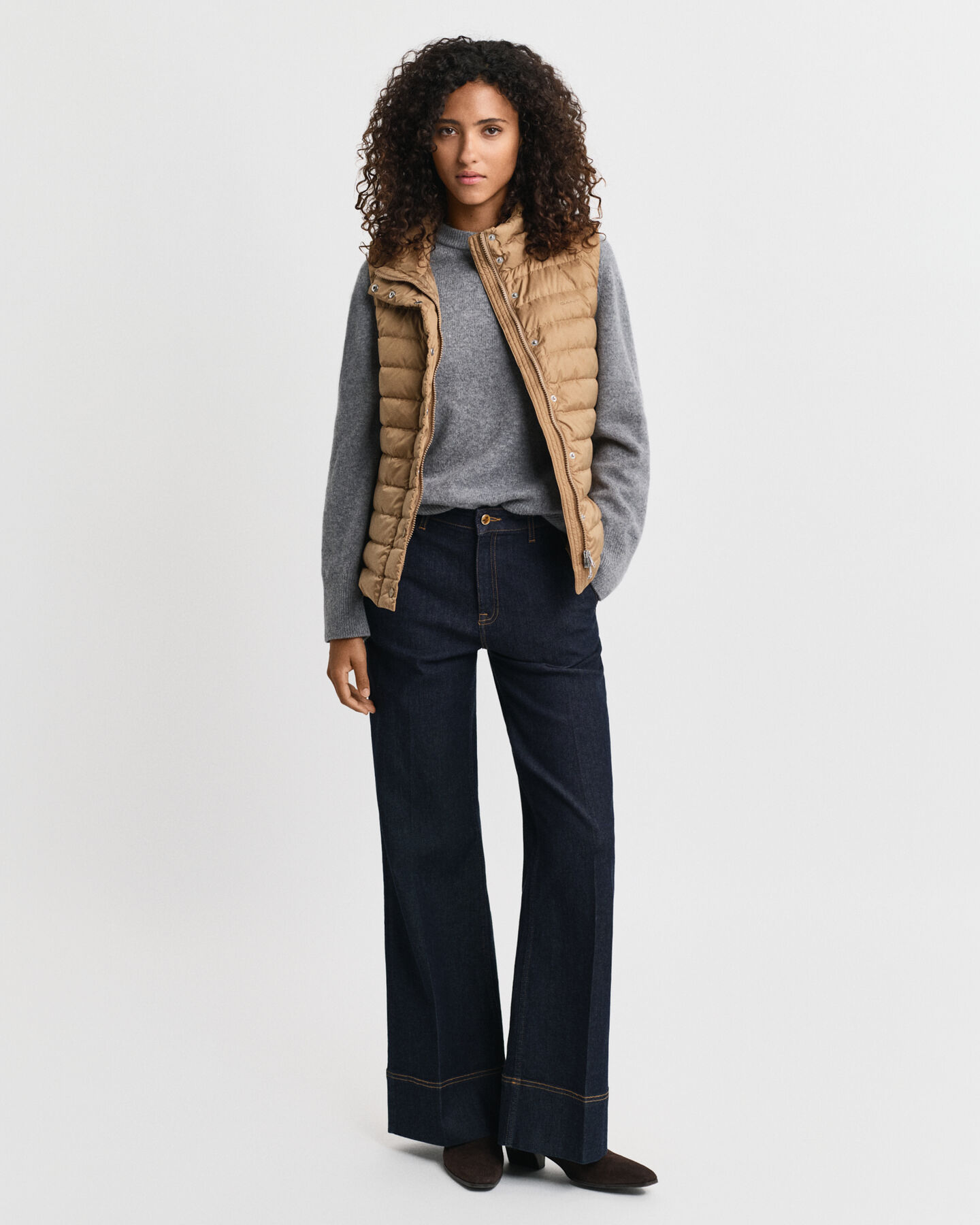 Lichte donsbodywarmer