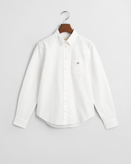 Chemise coupe regular en coton Oxford classique