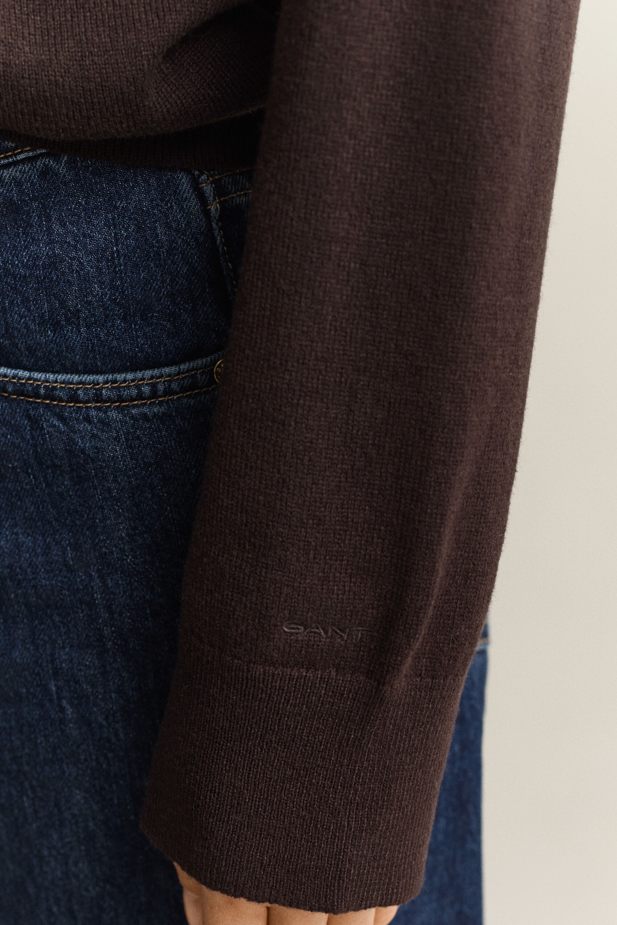 Pull col rond en laine d'agneau ultrafine