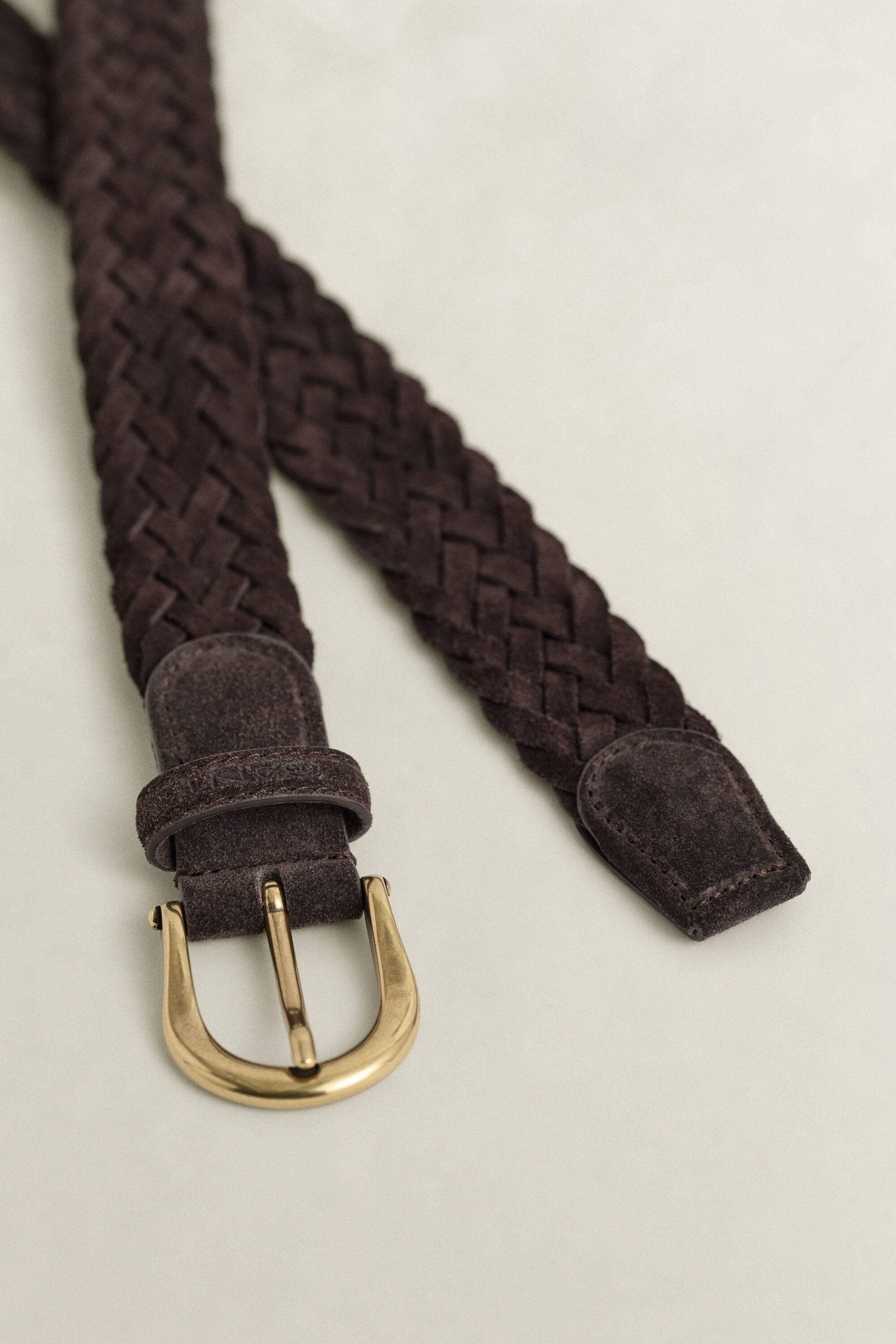 Ceinture en daim tressé