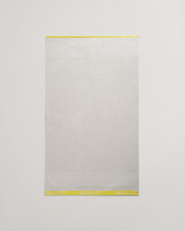 Strandlaken met ton sur ton streepje