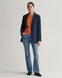 Katoenen Icon G sweater met ronde hals