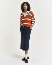 Midirok met krijtstreep