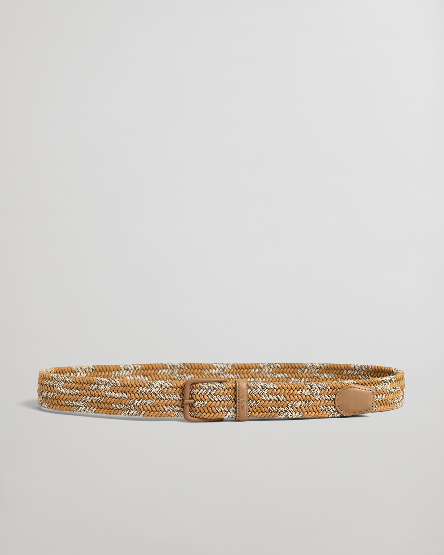 Contrast gevlochten riem