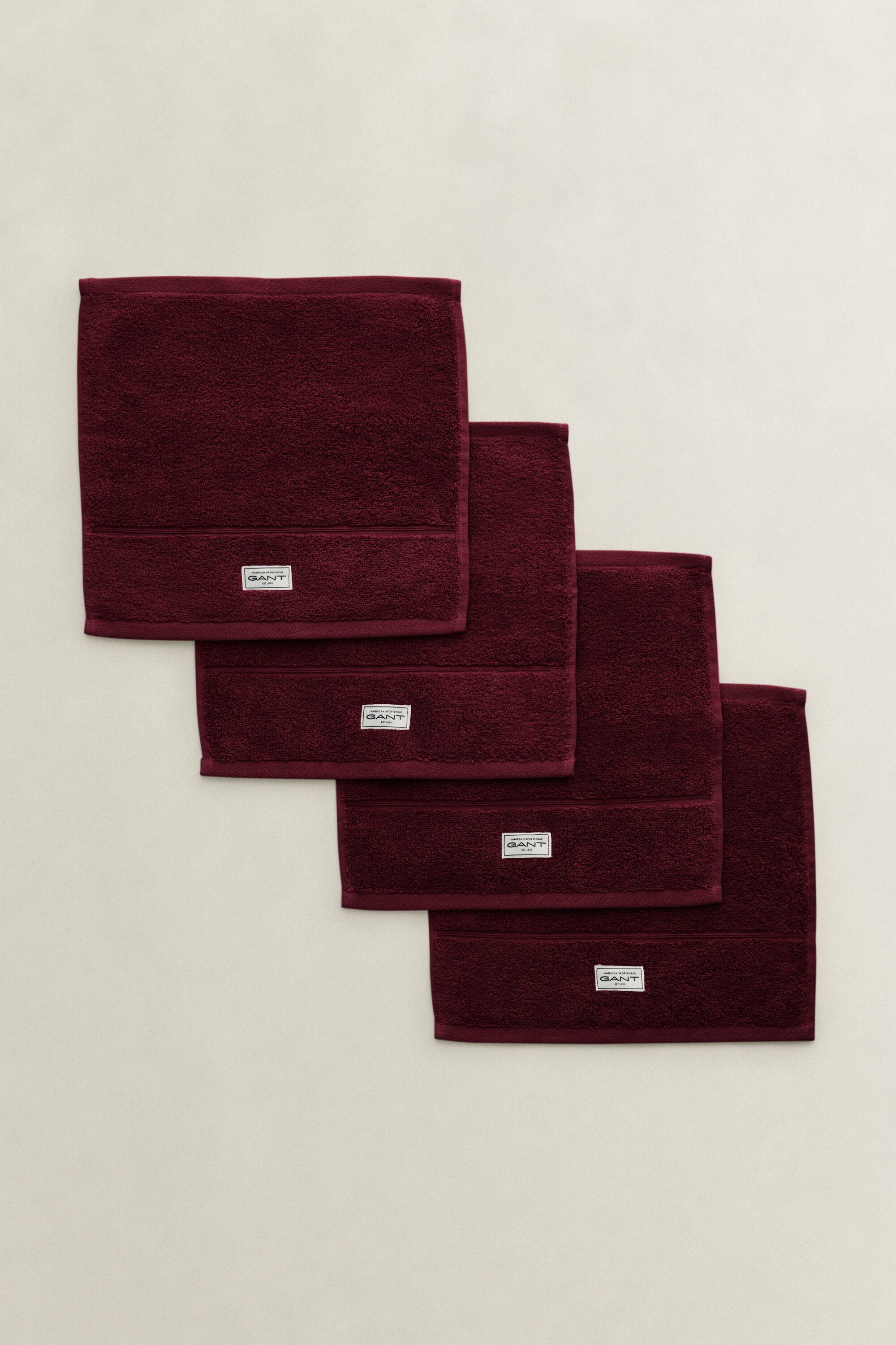 Set van vier Premium handdoeken 30 x 30 cm