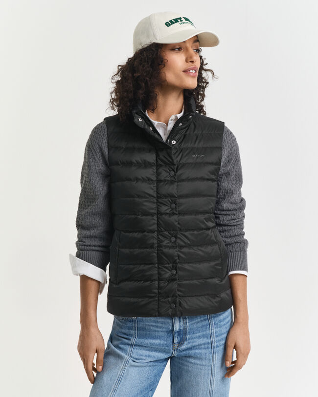 Lichte donsbodywarmer