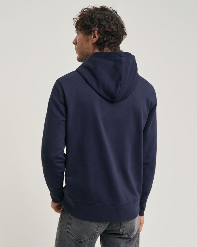 Basic hoodie met Archive Shield-borduursel