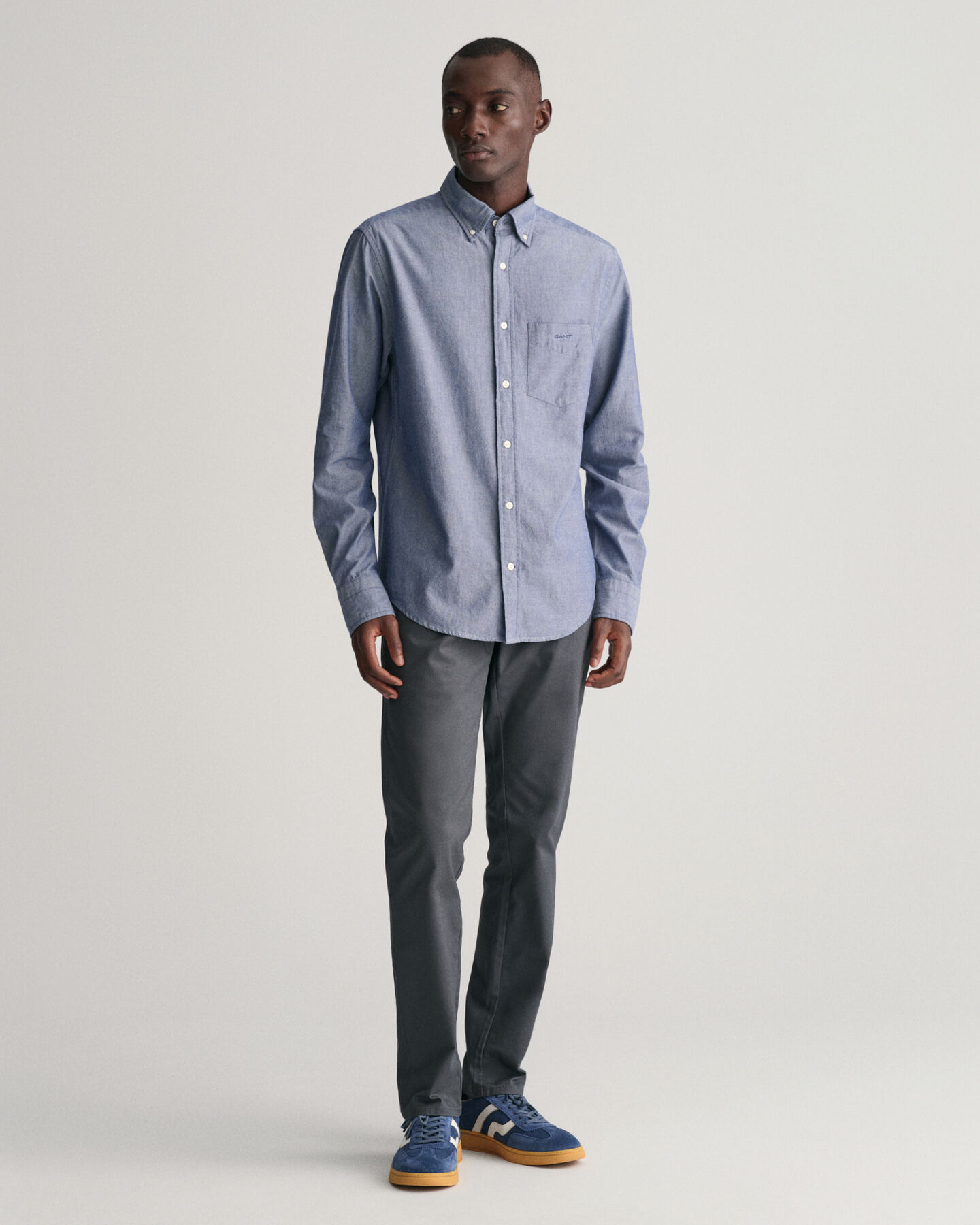Chemise regular fit en coton Oxford Archive