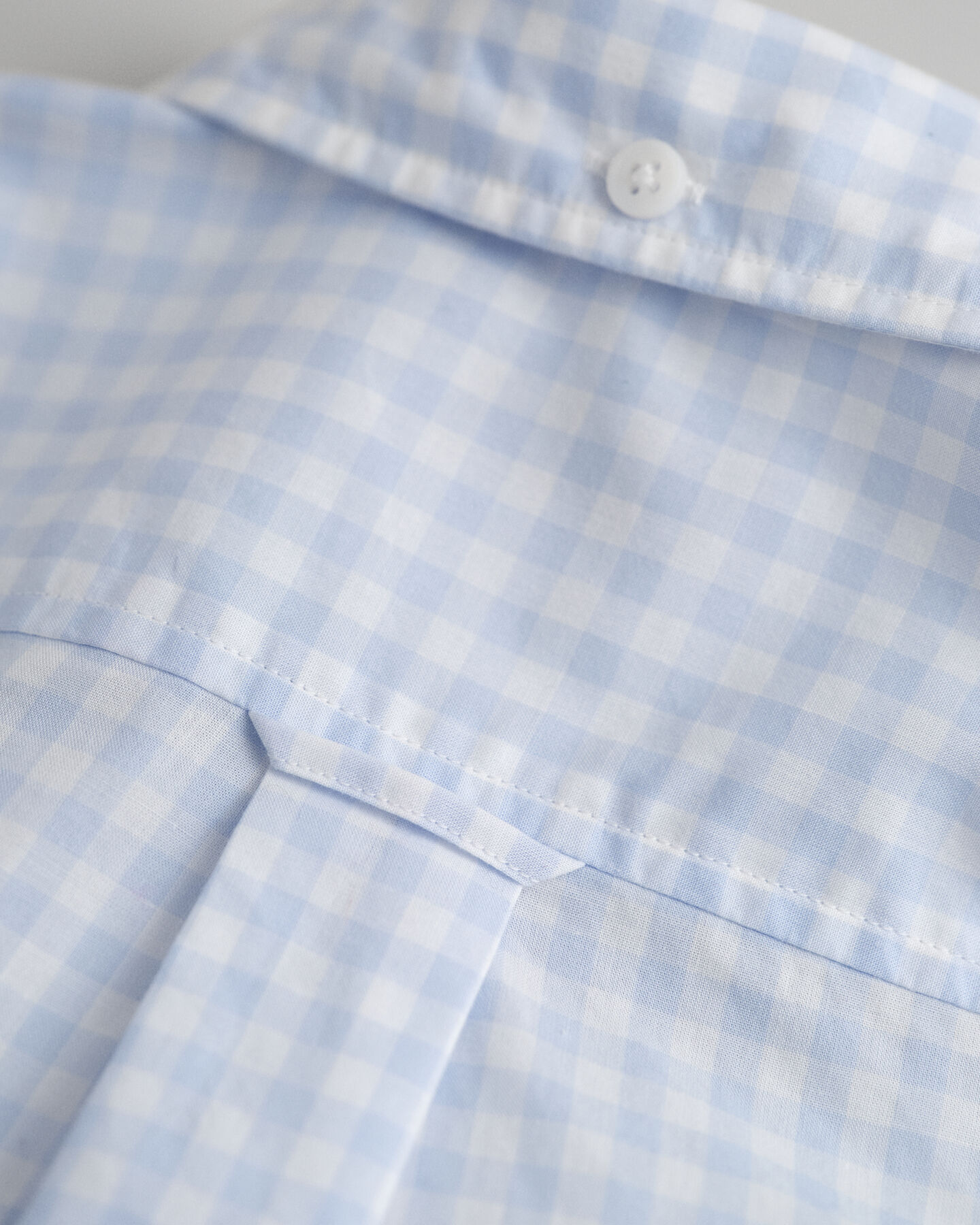 Kids Shield poplin hemd met Gingham-ruitje