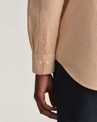 Regular Fit hemd met Bankerstreepje van poplin