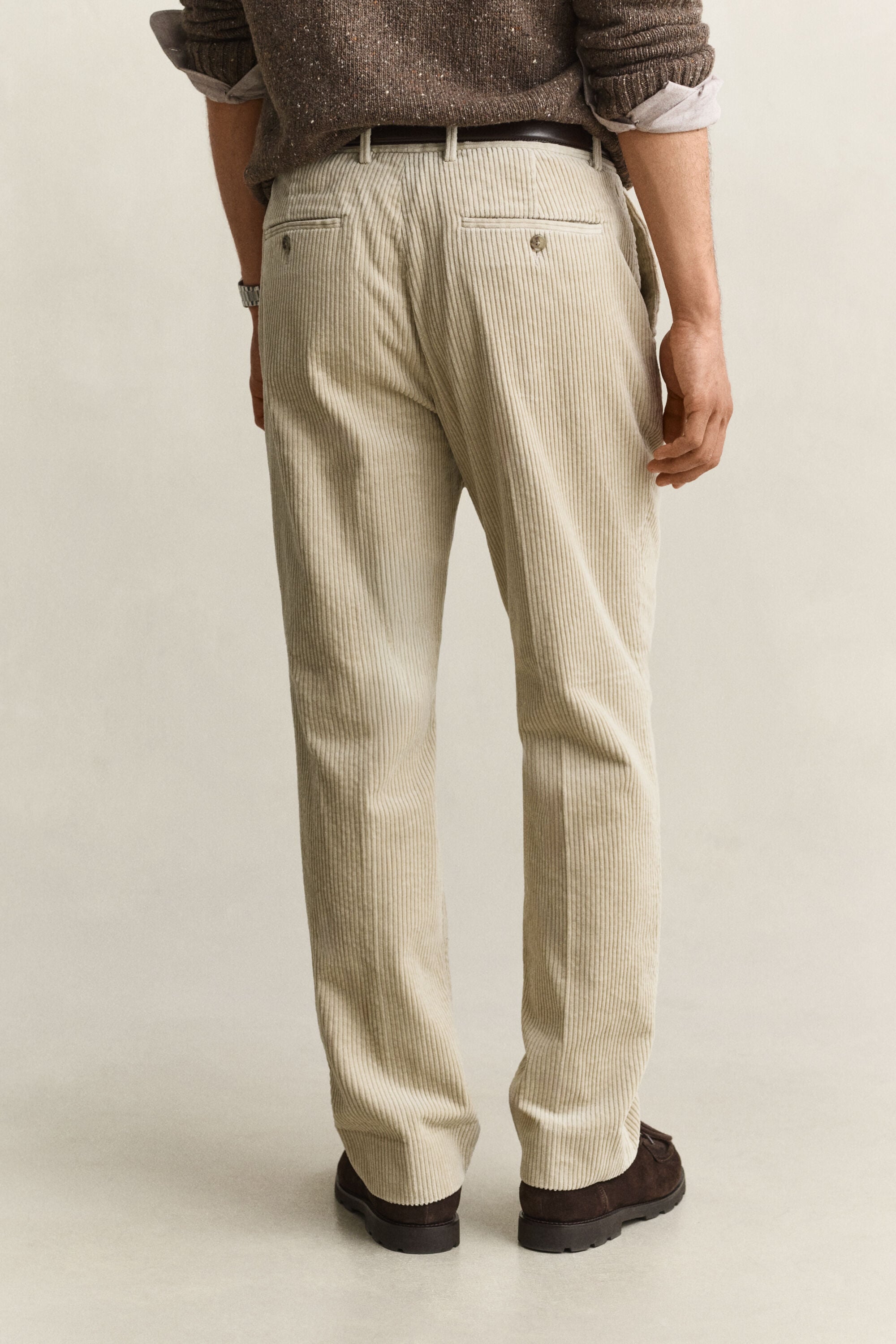 Corduroy kostuumbroek