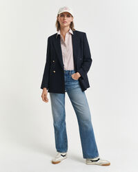 Regular Fit Classic hemd van poplin met strepen