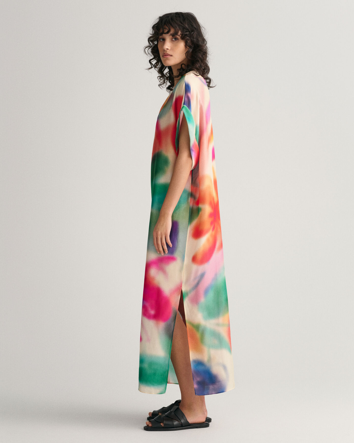 Kaftan met bloemenprint