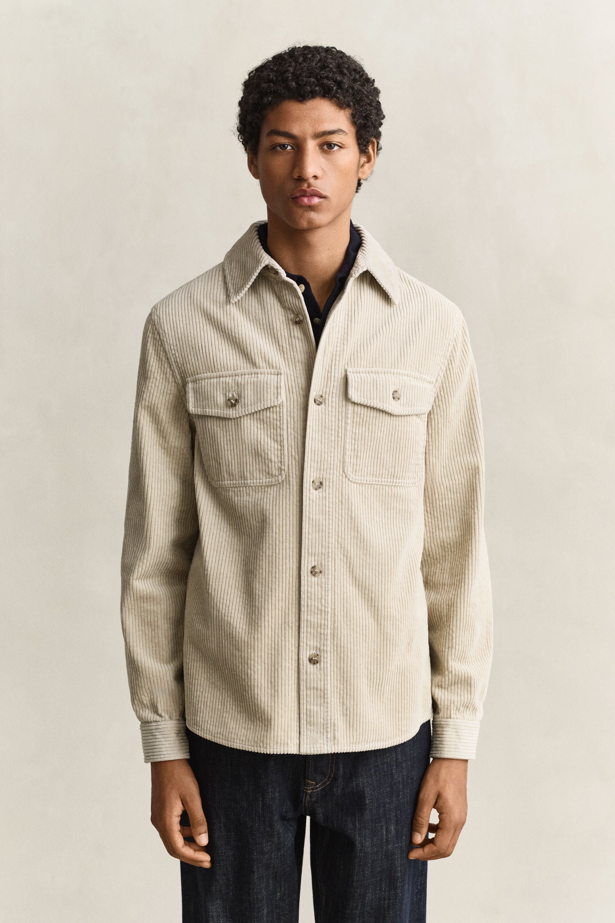Corduroy overshirt