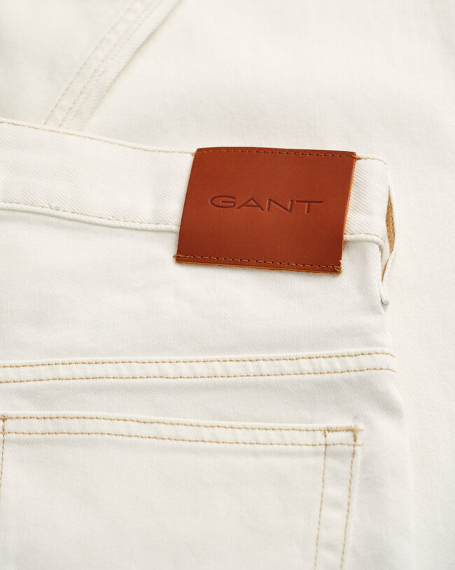 Loose Fit jeans in wit