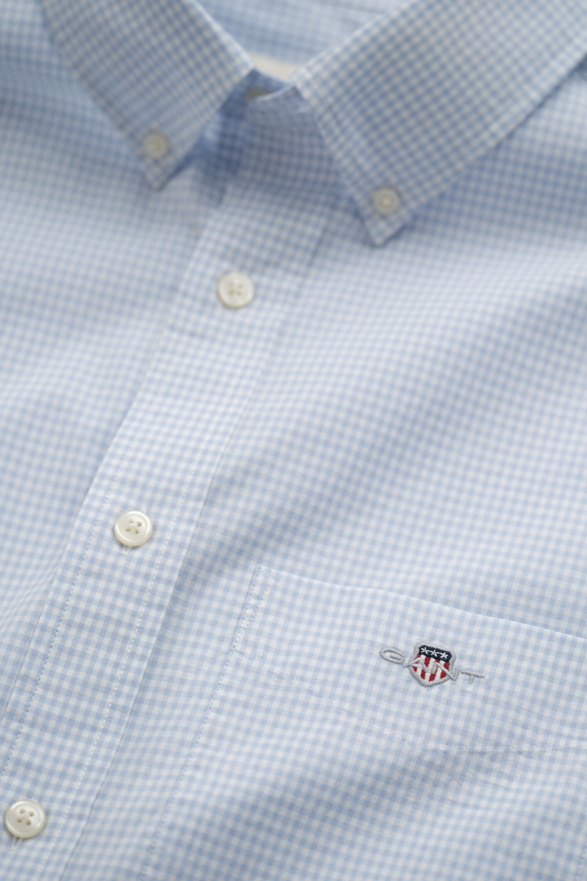 Chemise vichy en popeline classique
