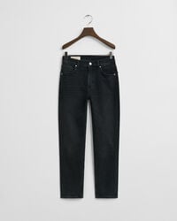 Zwarte Slim Fit cropped jeans
