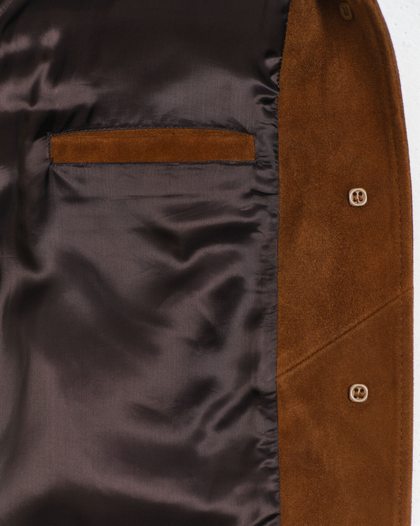 Veste blazer relaxed fit en daim