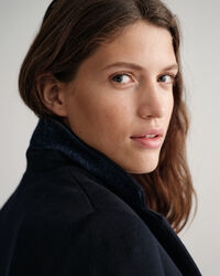 Getailleerde jas van wolmix