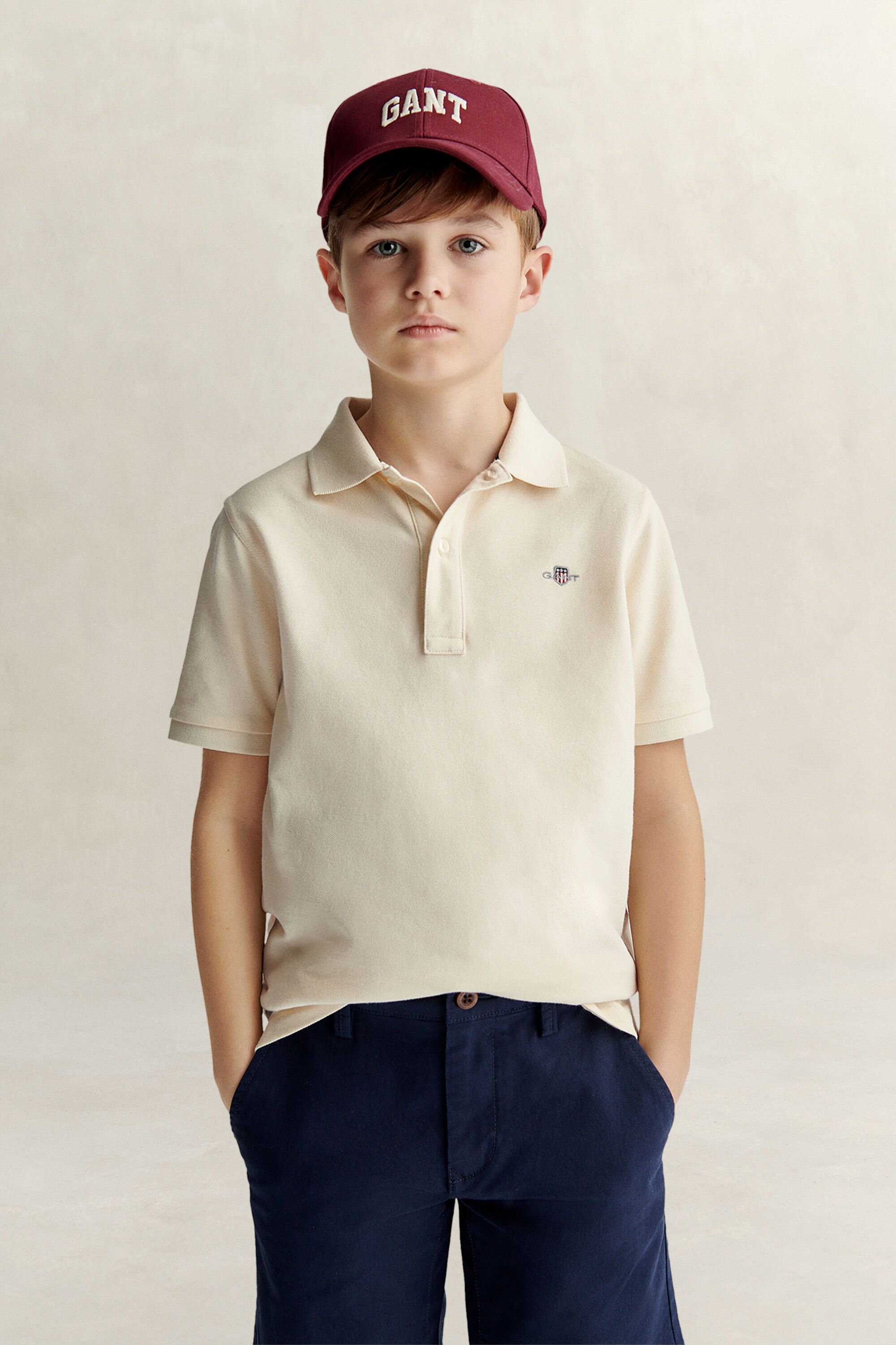 Polo avec écusson Ado