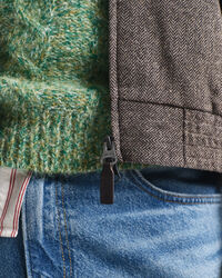 Veste Harrington en laine mélangée