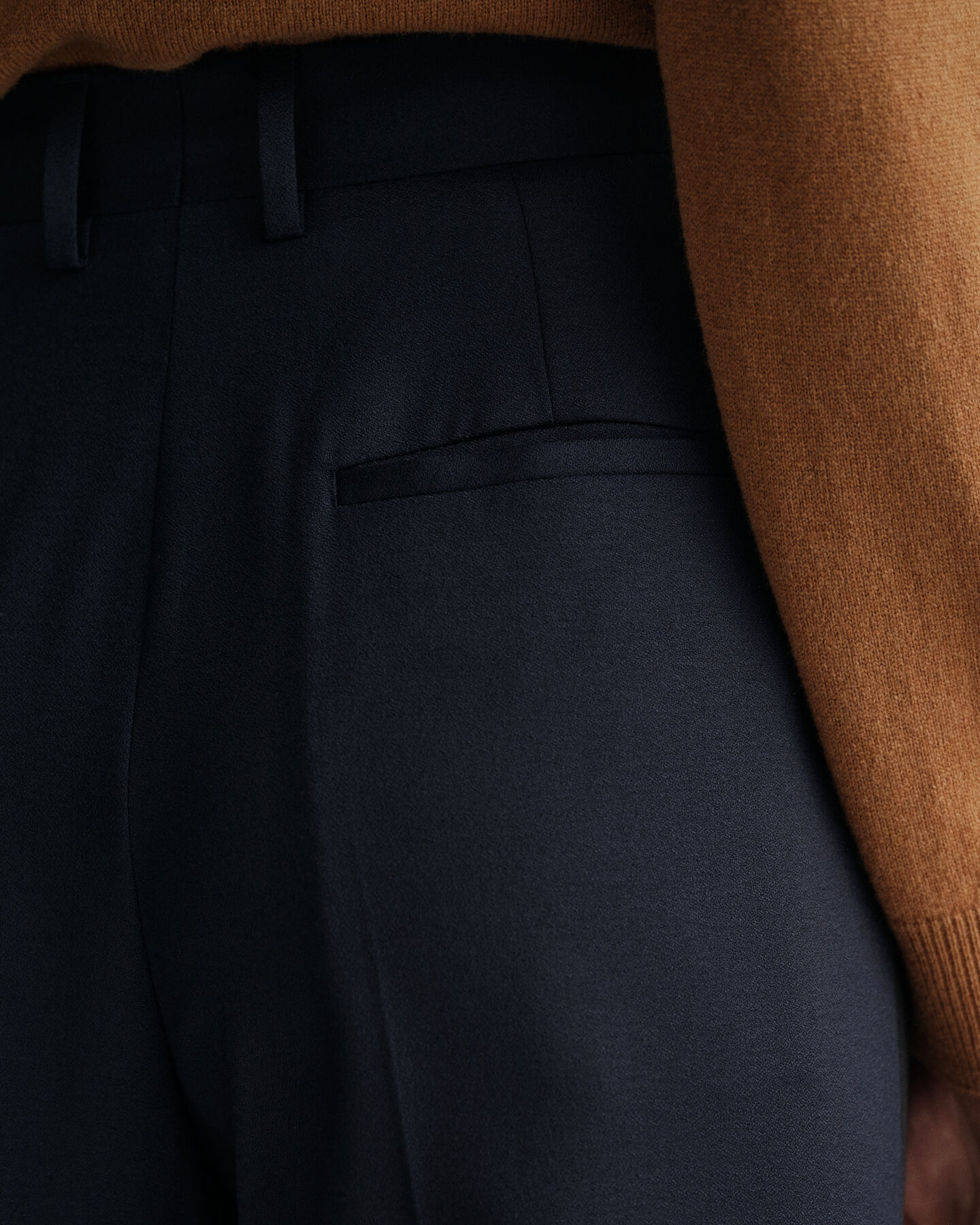 Pantalon taille haute Tuxedo