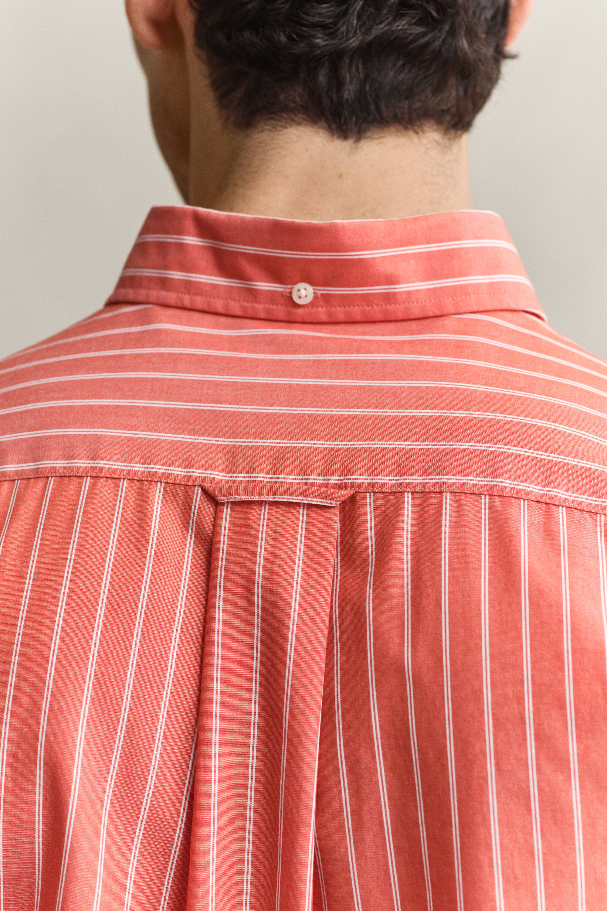 Chemise en popeline à rayures classique