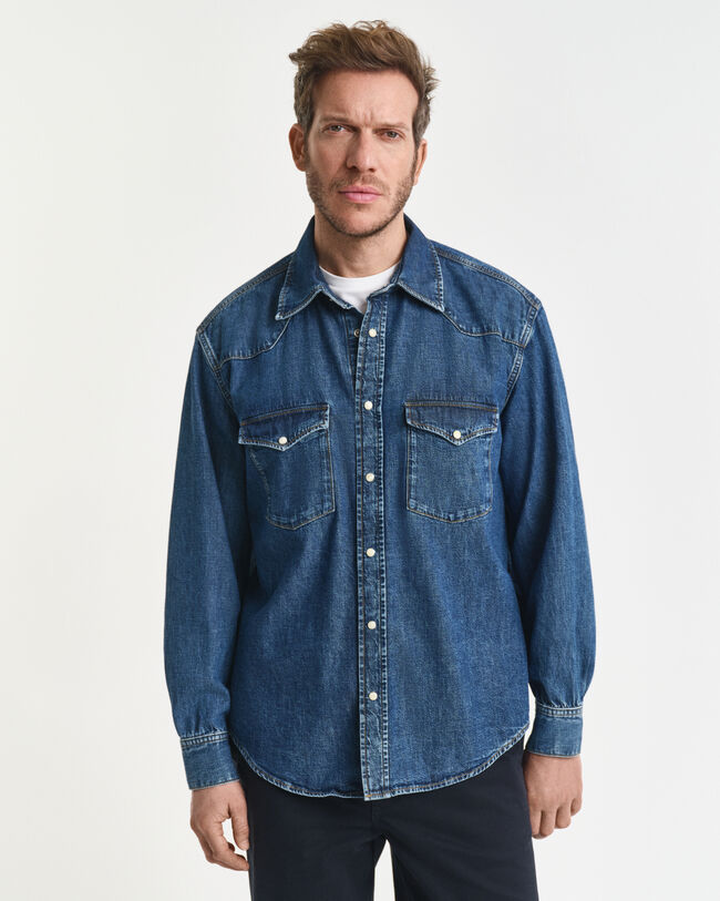 Relaxed Fit Rodeo denim hemd