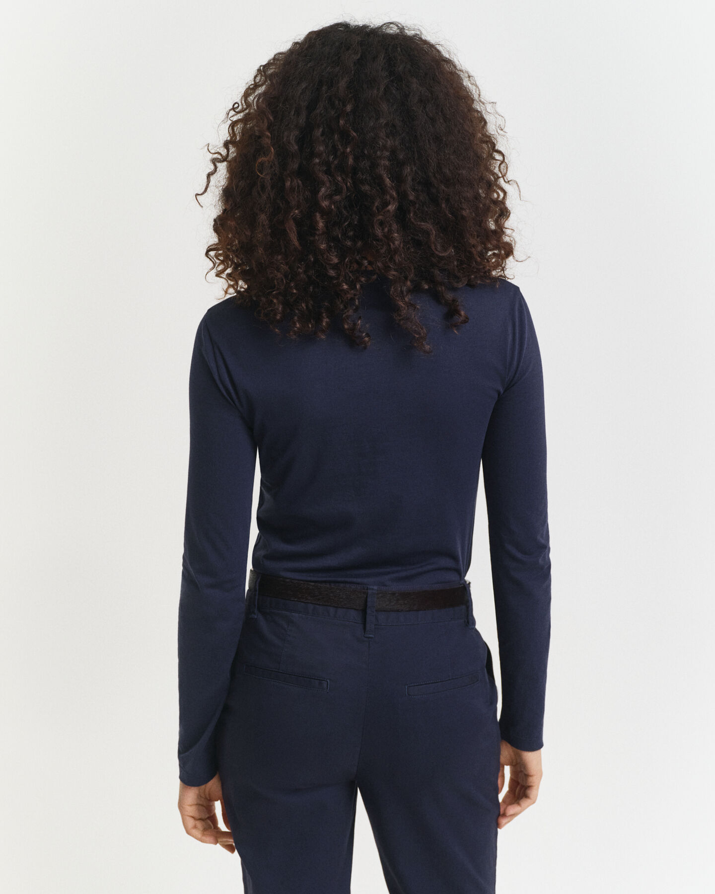 T-shirt met lange mouwen van licht katoen