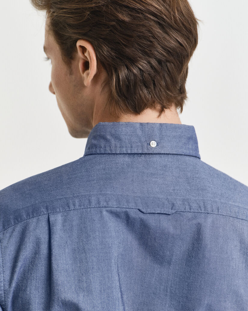 Chemise coupe slim en coton Oxford classique