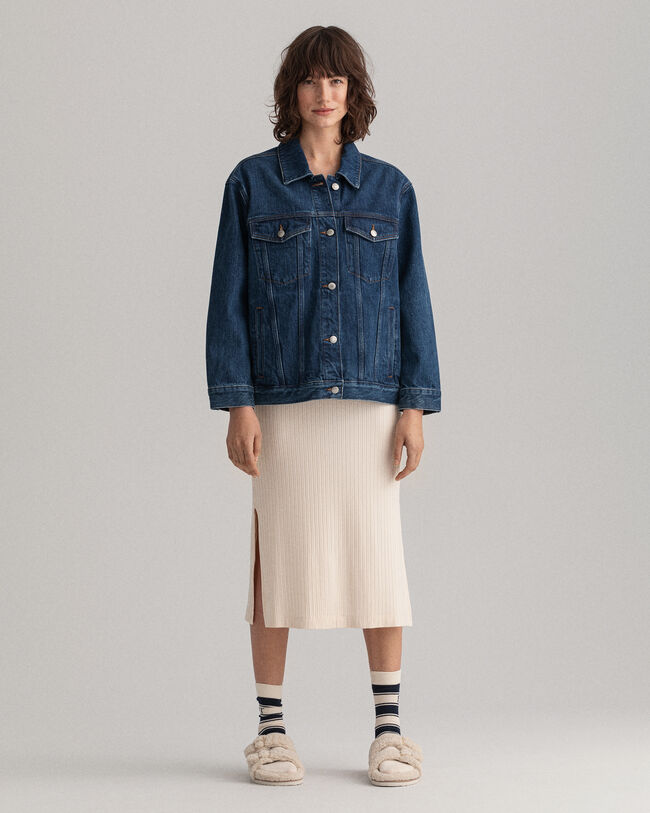 Oversized spijkerjack