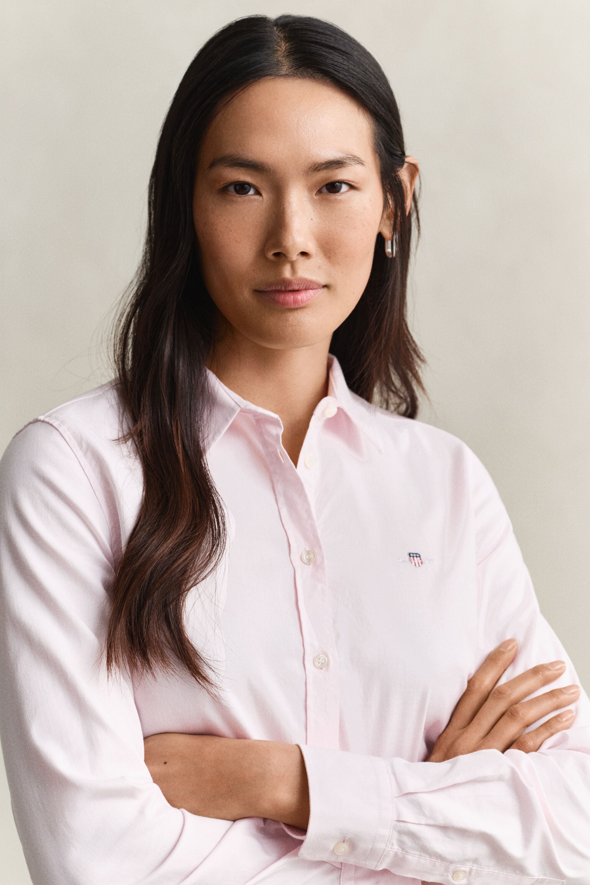 Classic Slim Oxford-hemd met stretch