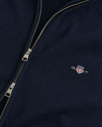 Casual vest van katoen met ritssluiting