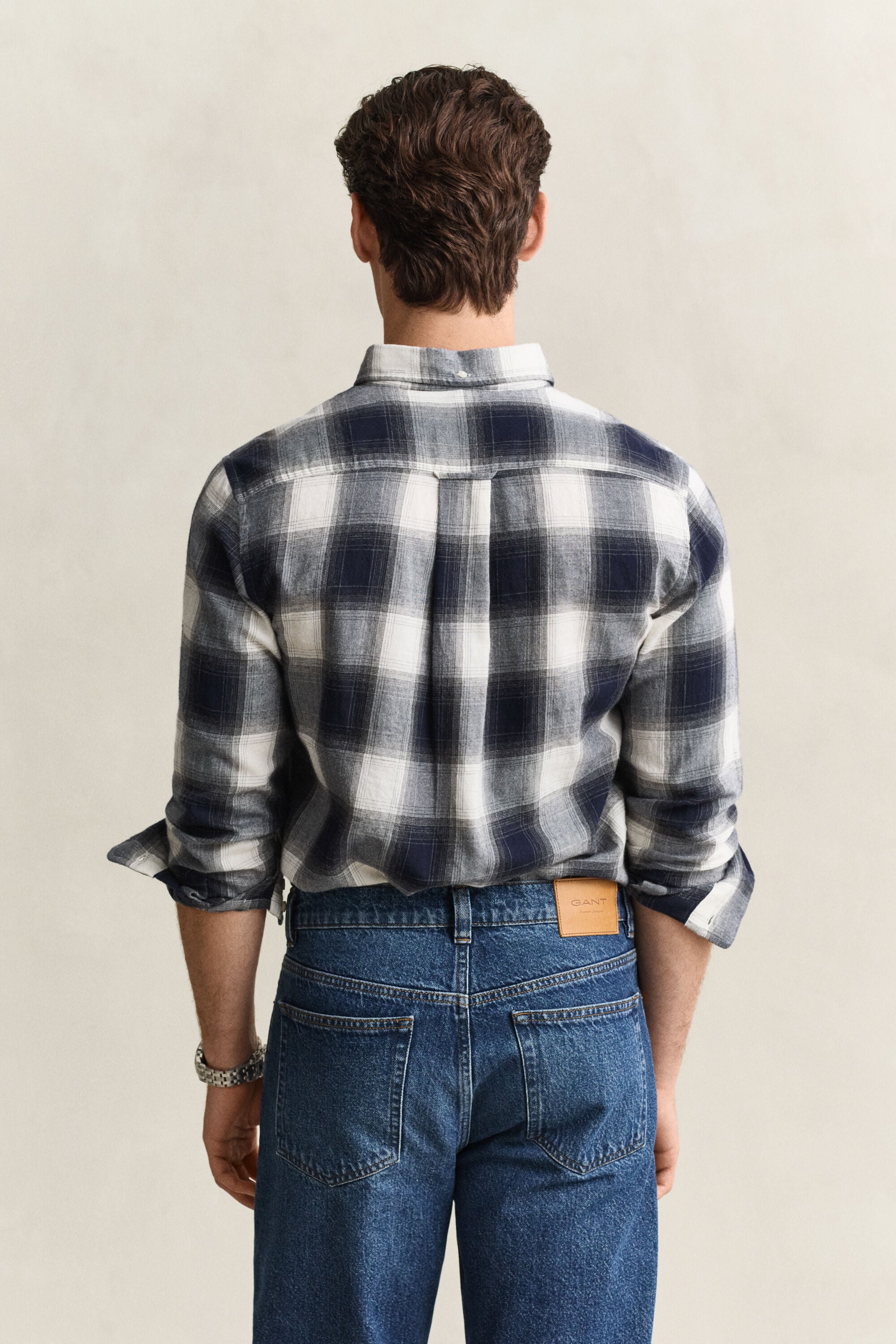 Geruit hemd van Windblown-flanel