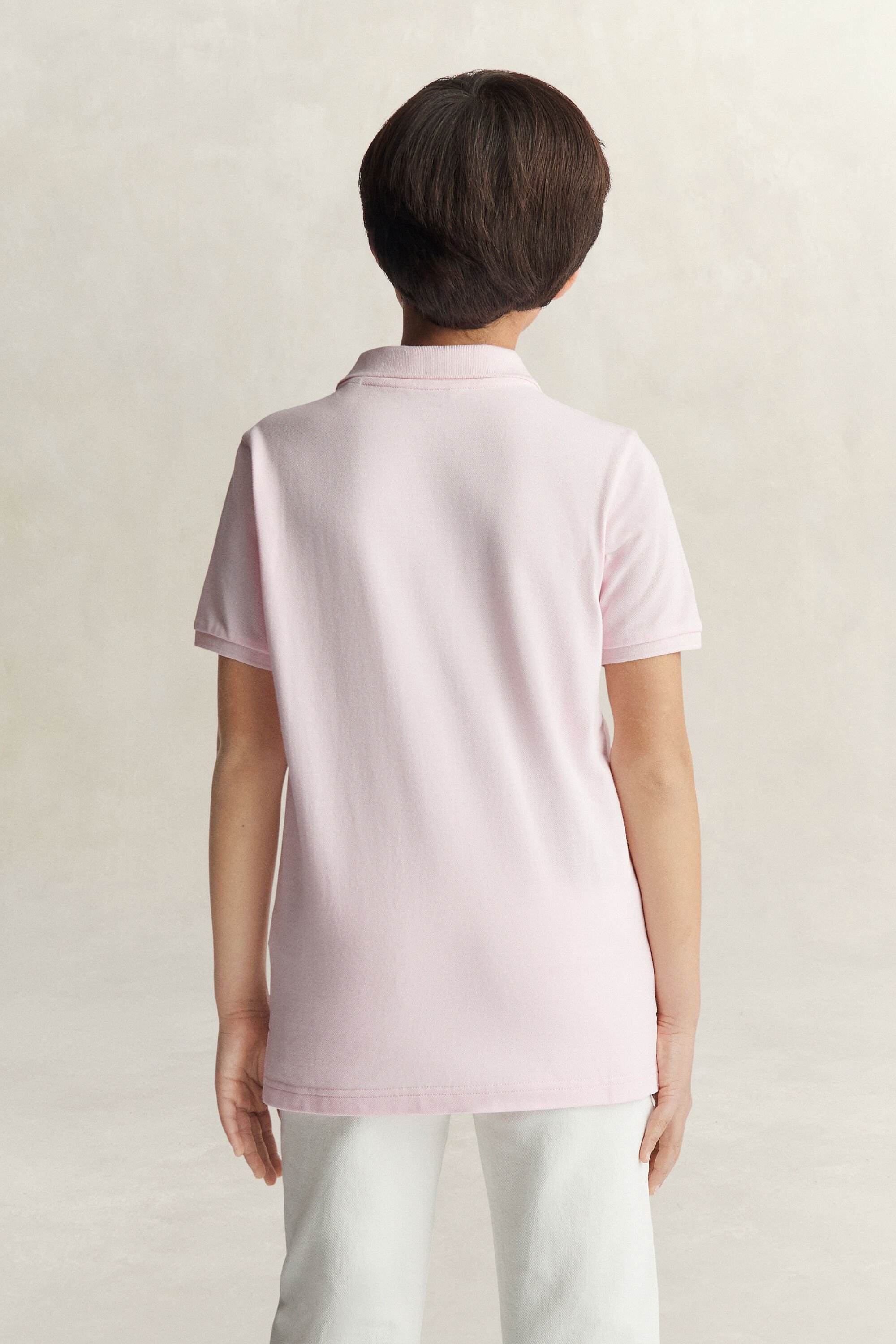 Polo en coton piqué Shield Ado