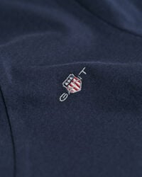 Shield T-shirt met V-hals