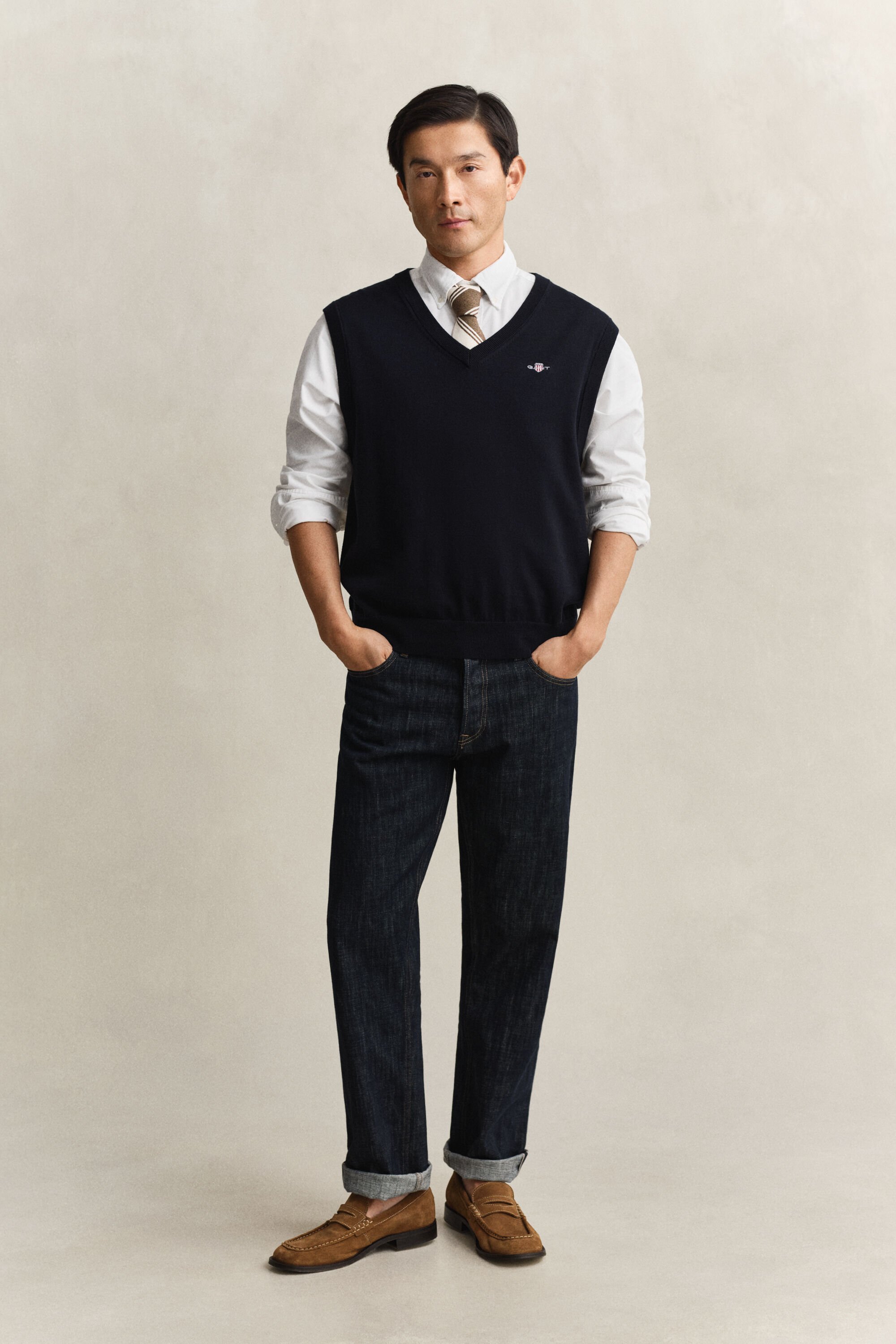 Slim Fit klassiek Oxford-overhemd