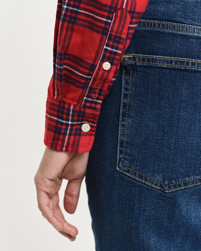 Regular Fit geruit flanellen hemd