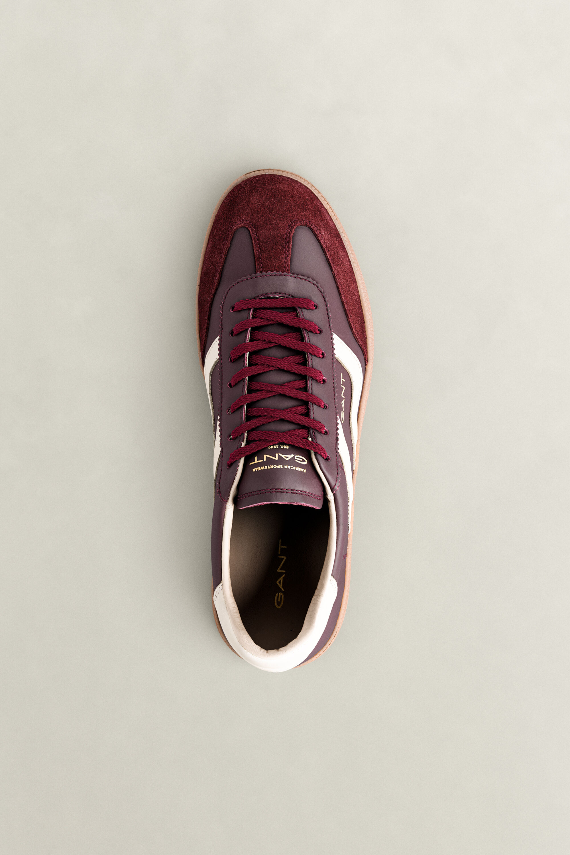 Baskets en cuir et daim Cuzmo