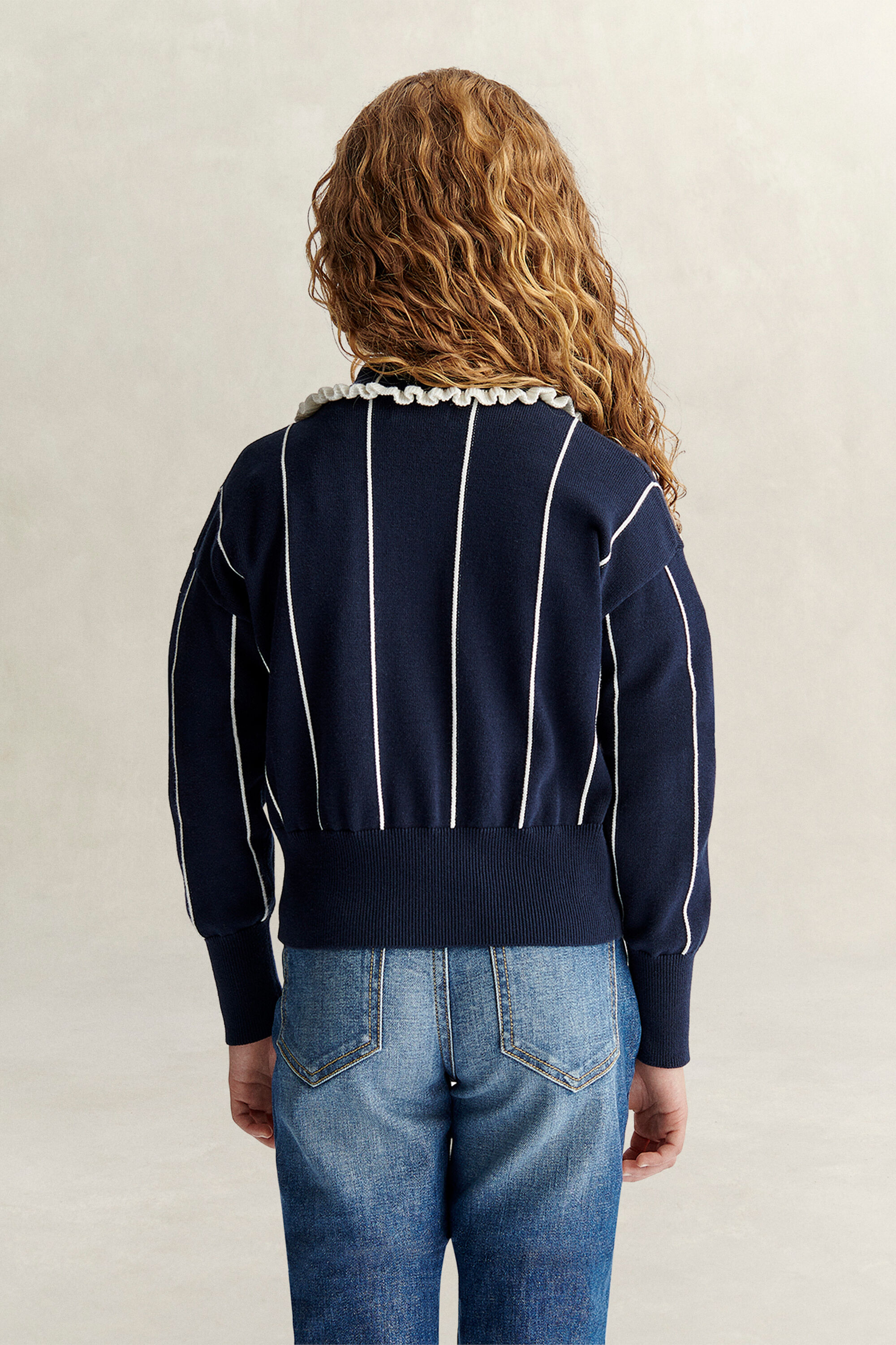 Cardigan à rayures Ado Fille