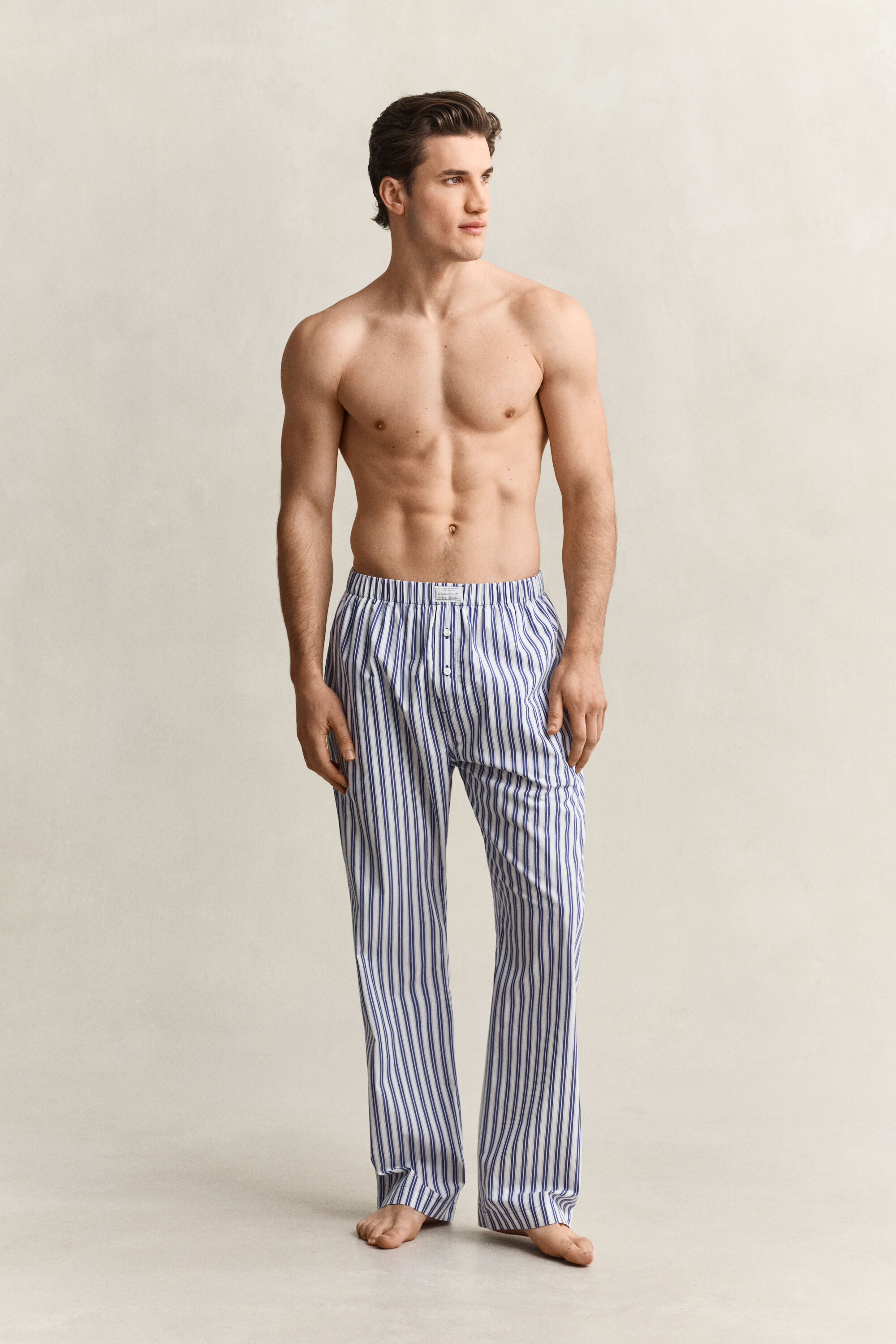 Gestreepte pyjamabroek