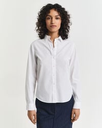 Chemise coupe regular en popeline classique