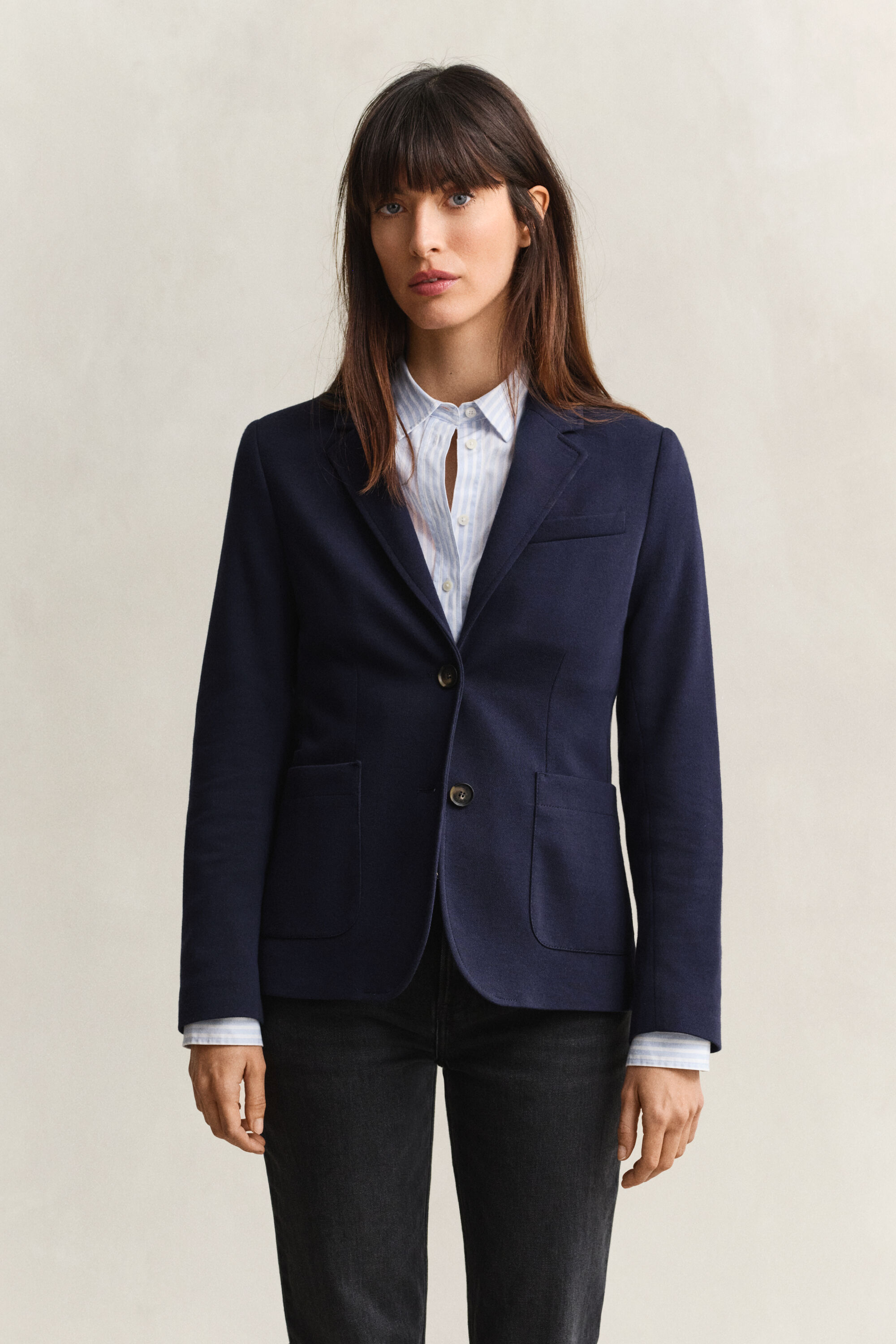 Piqué blazer