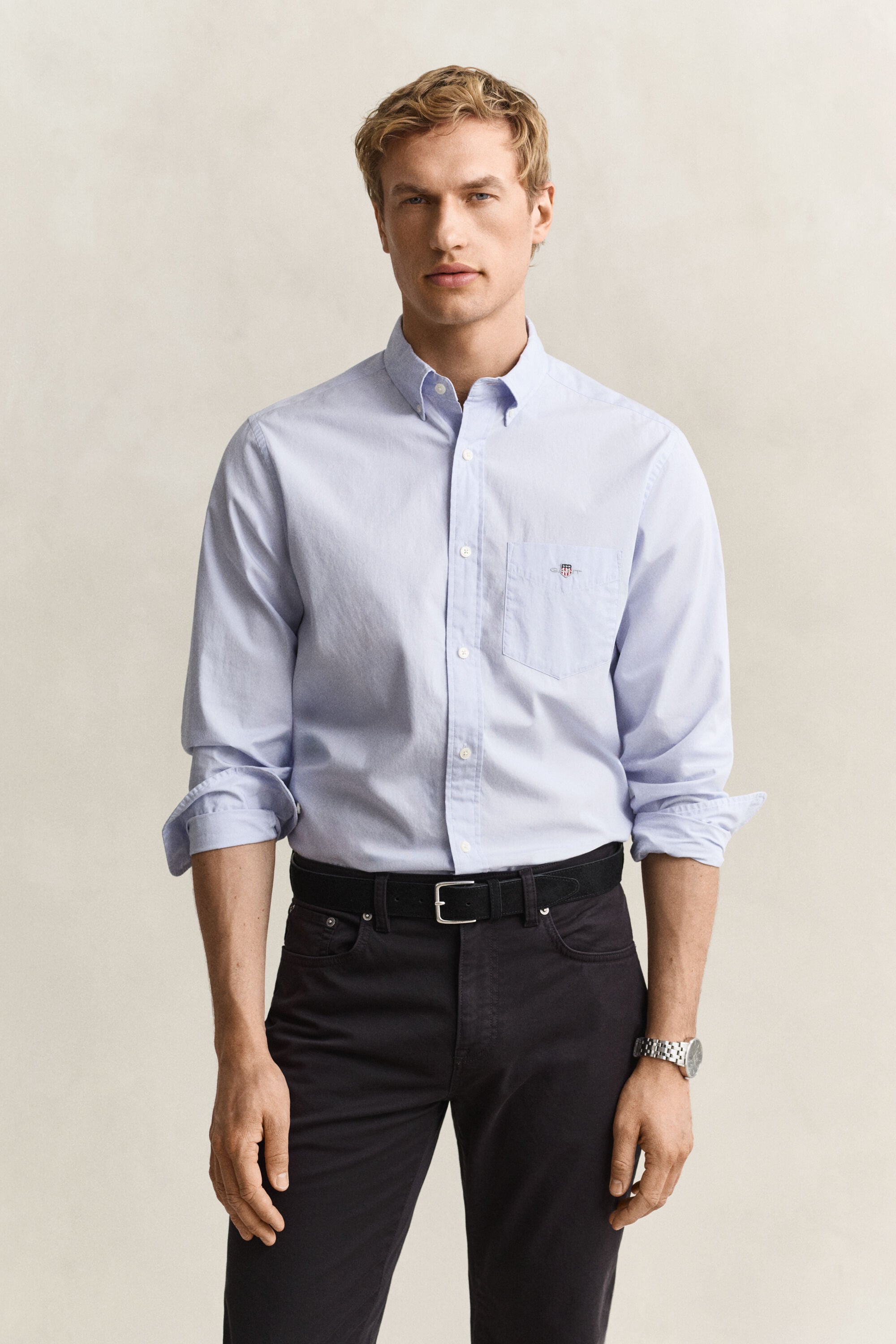 Classic Regular poplin hemd