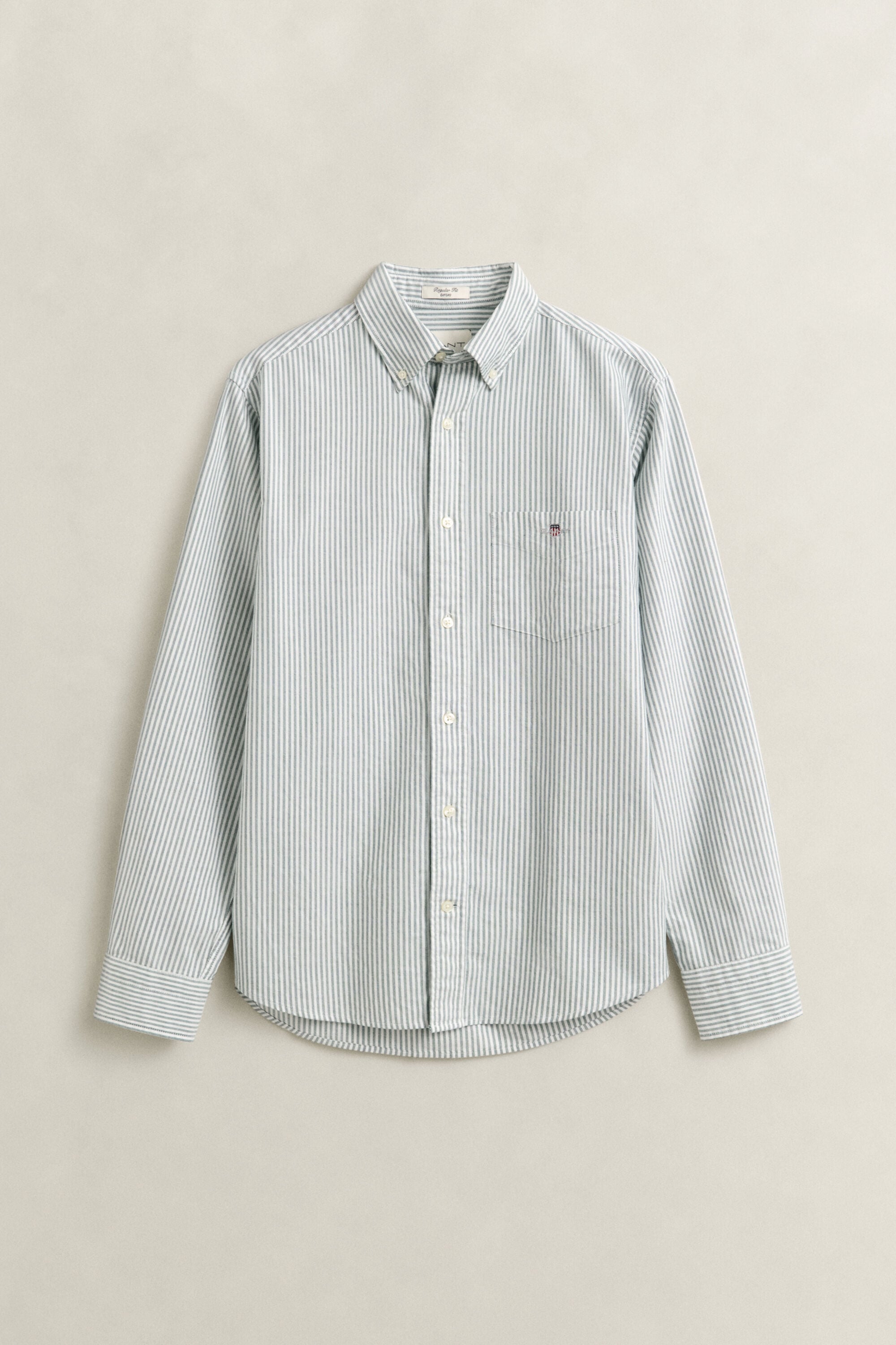 Classic Regular gestreept Oxford-hemd