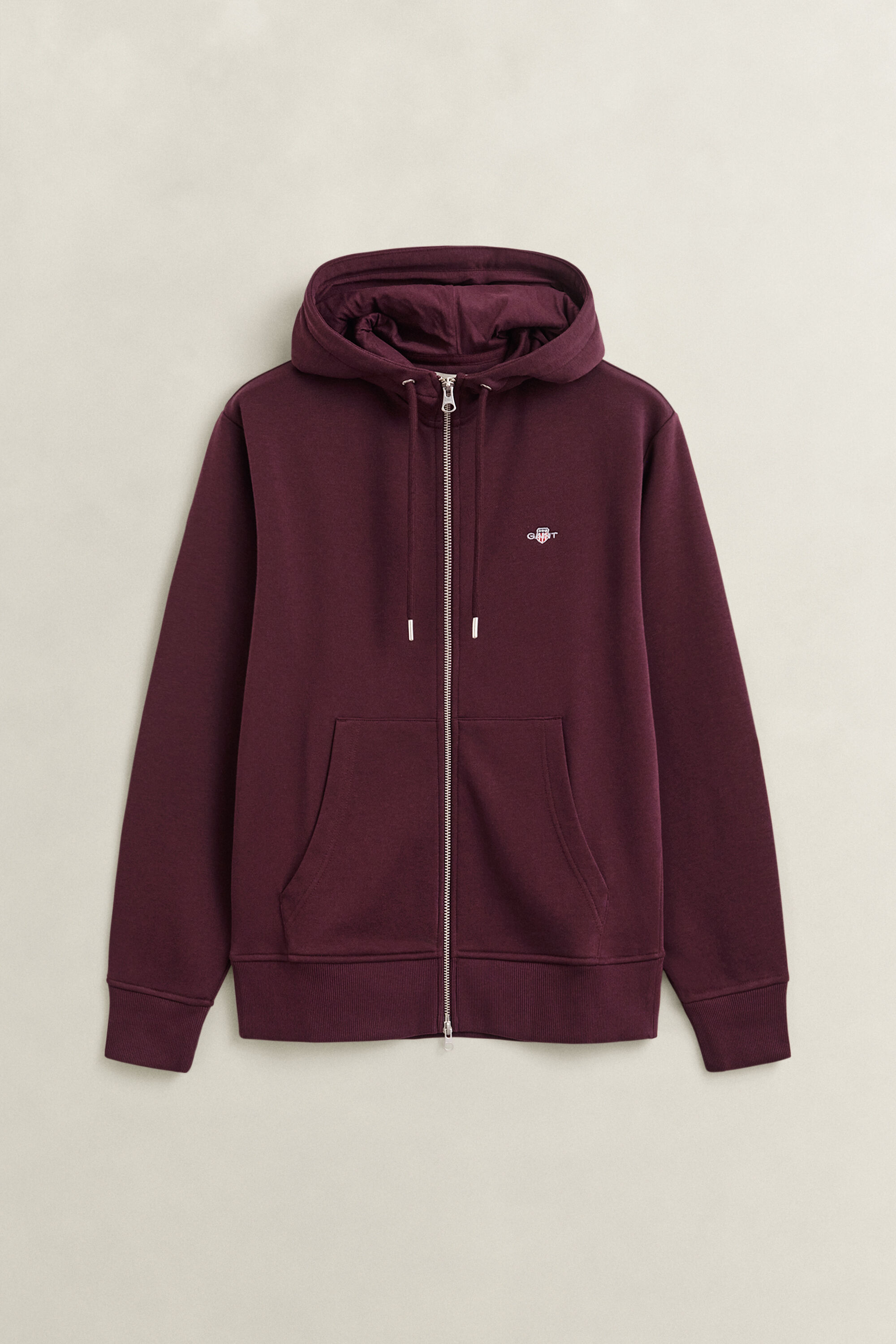 Shield hoodie met ritssluiting
