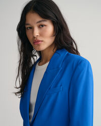 Veste blazer ajustée à épaules larges
