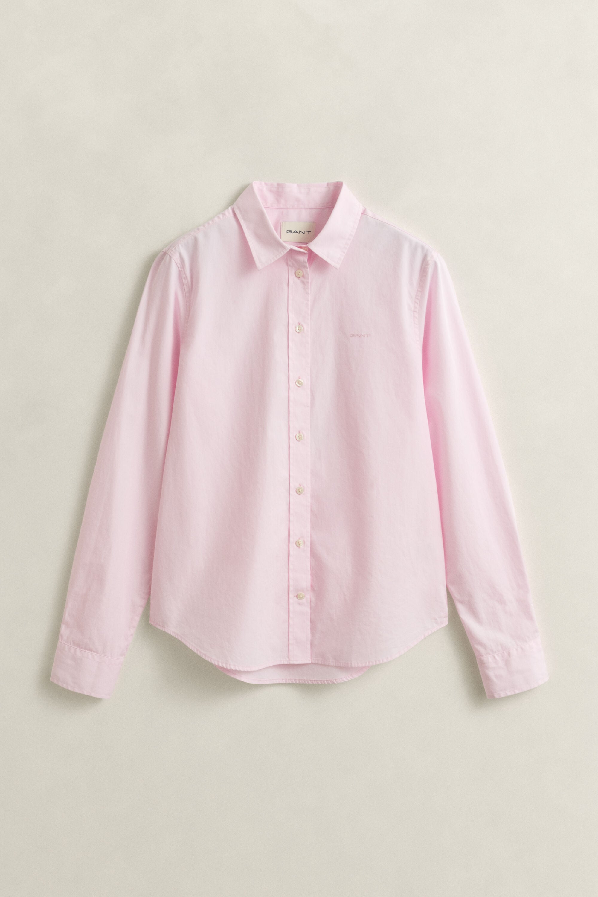 Chemise coupe regular en popeline classique