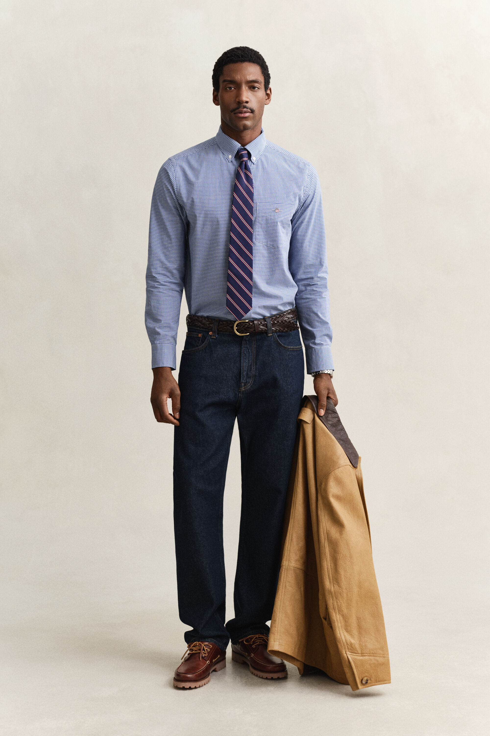 Chemise vichy en popeline classique