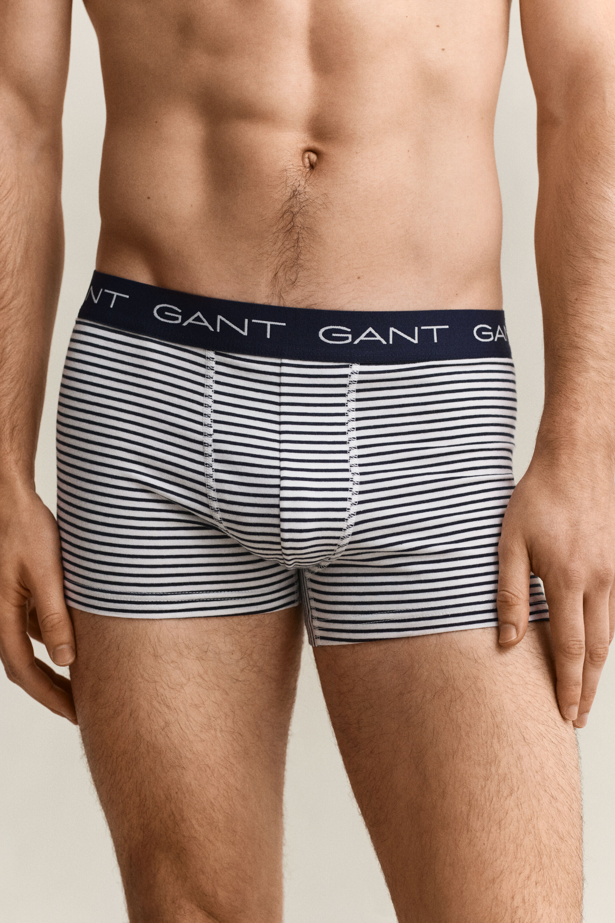 Set van drie gestreepte boxershorts